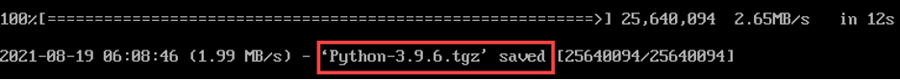 Installing Python on CentOS 7